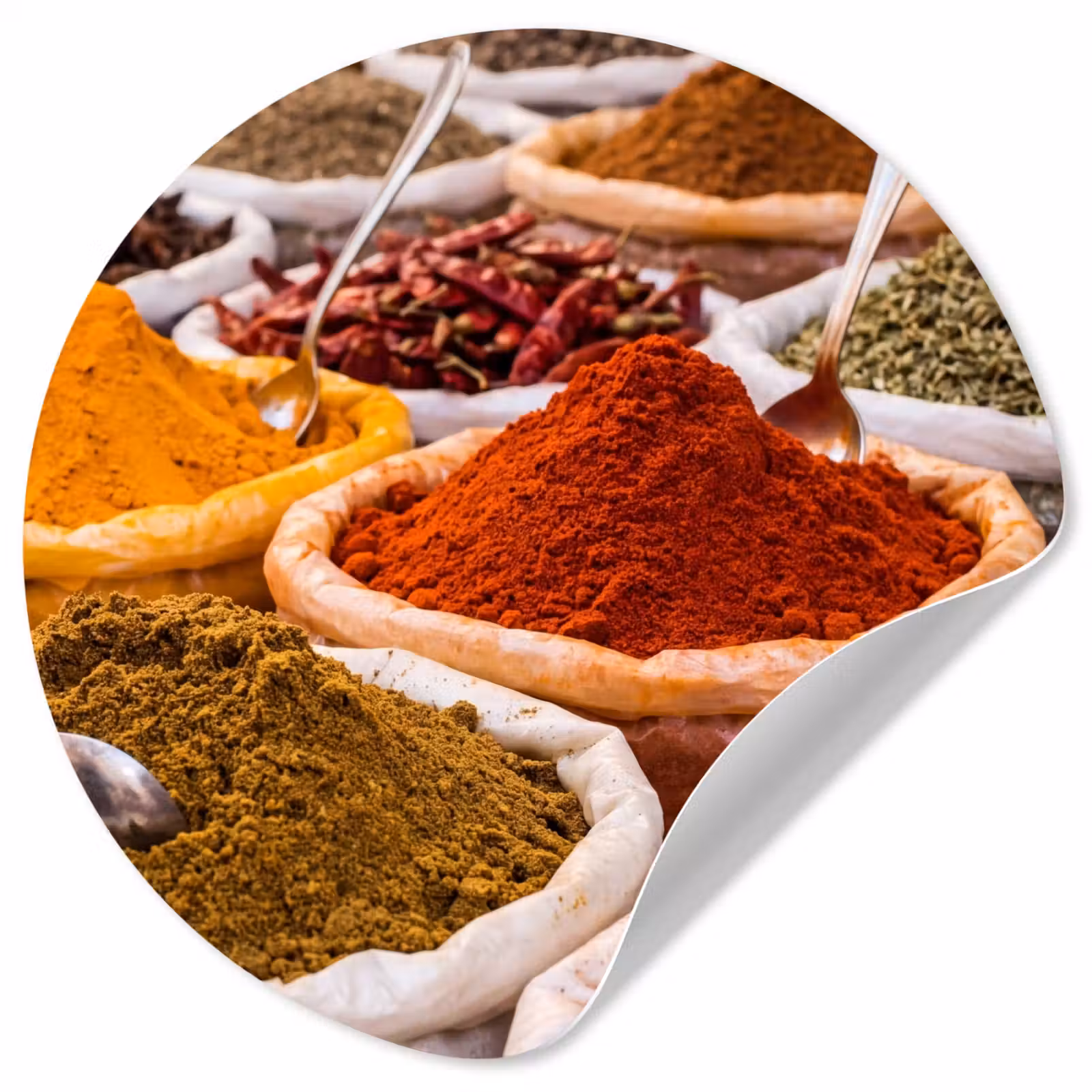 Behangcirkel - Kruiden - Markt - Eten — 1