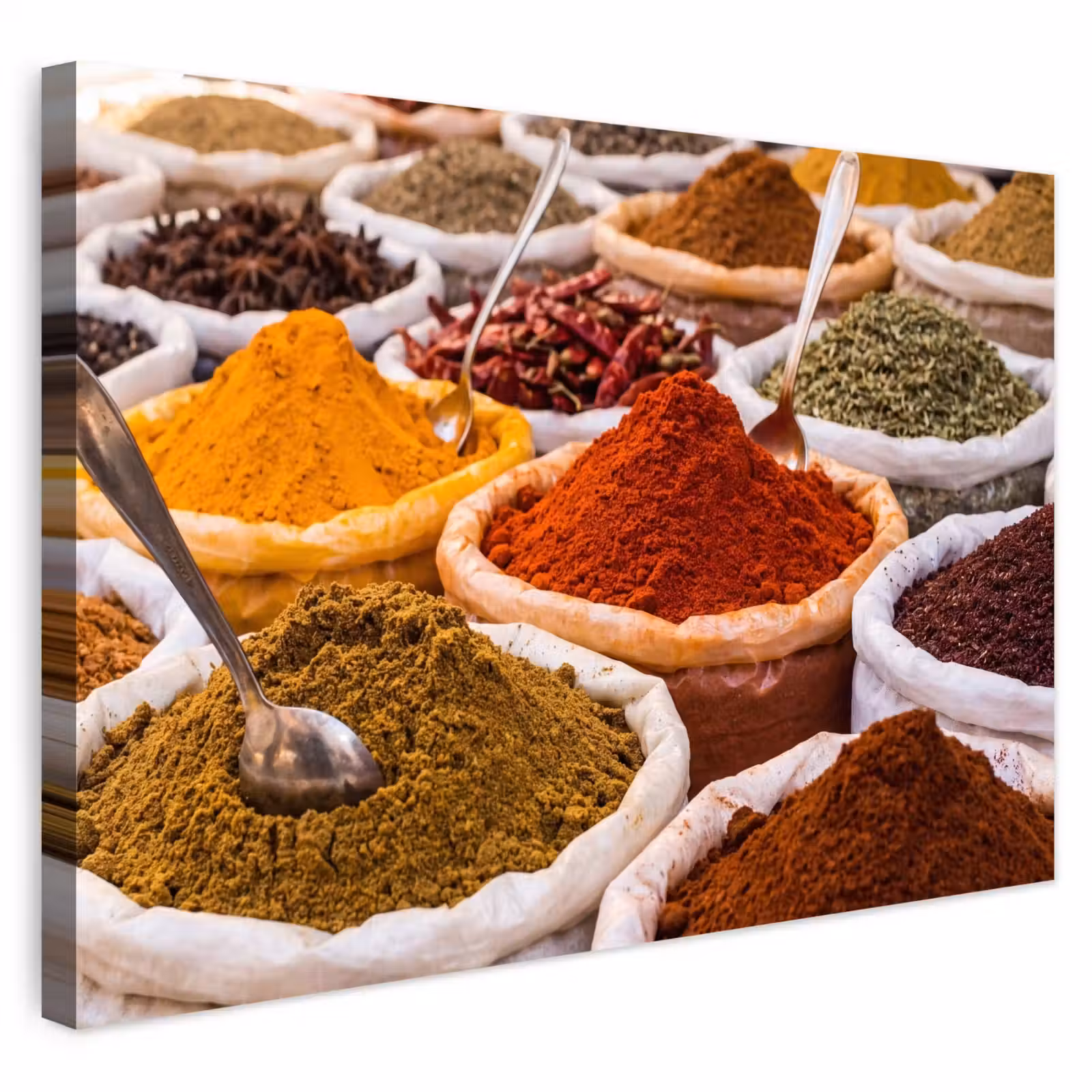 Buiten canvas - Kruiden - Markt - Eten — 1