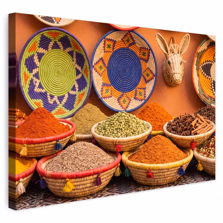 Buiten canvas - Eten - Kleurrijk - Cultuur — 1