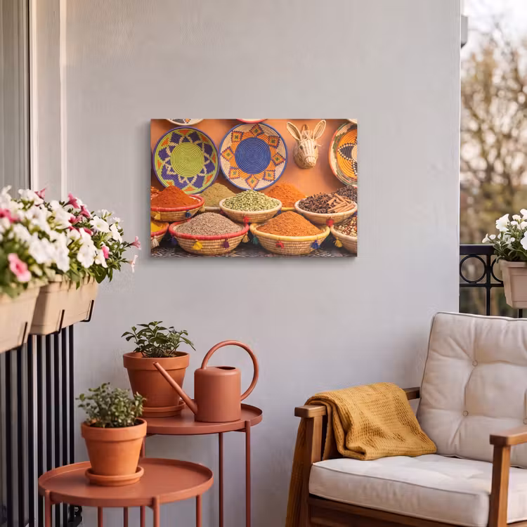Buiten canvas - Eten - Kleurrijk - Cultuur — 3