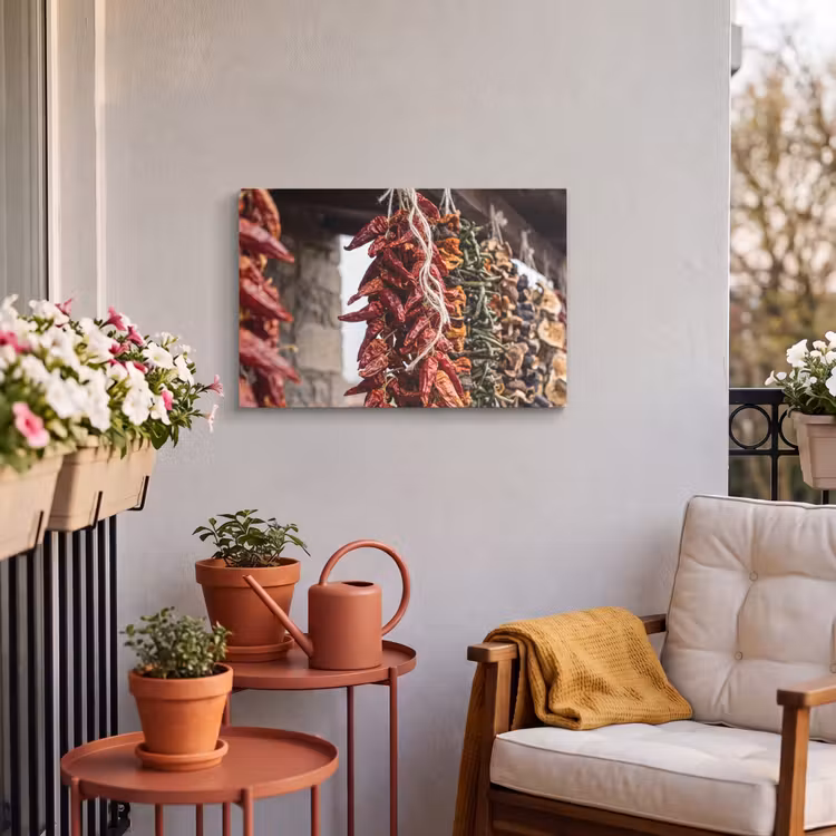 Buiten canvas - Rode pepers - Eten — 3