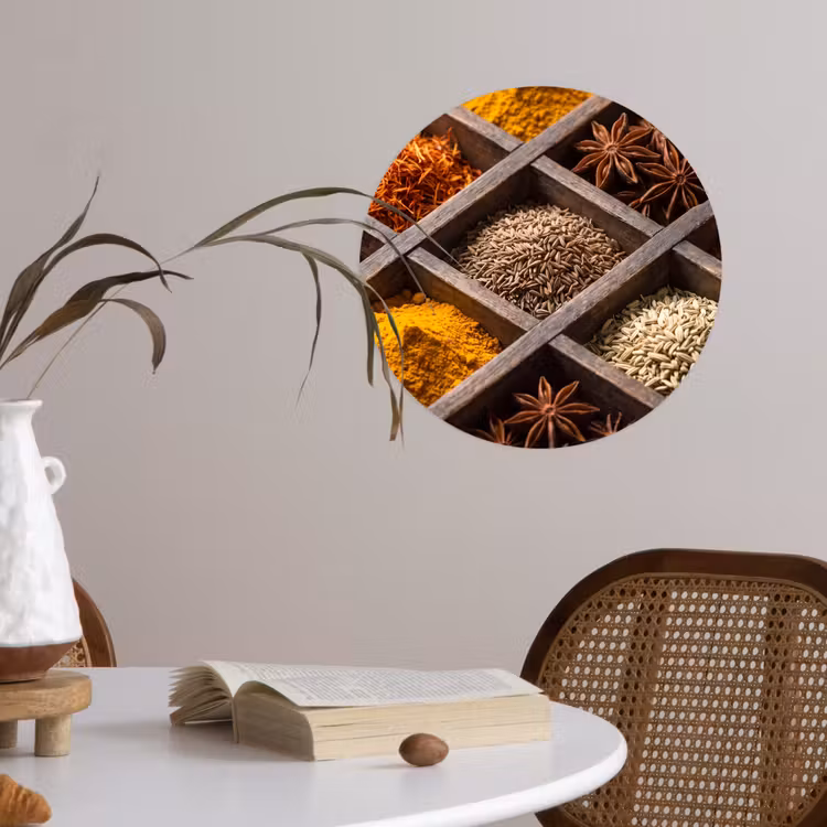 Behangcirkel - Kruiden - Houten - Eten — 4