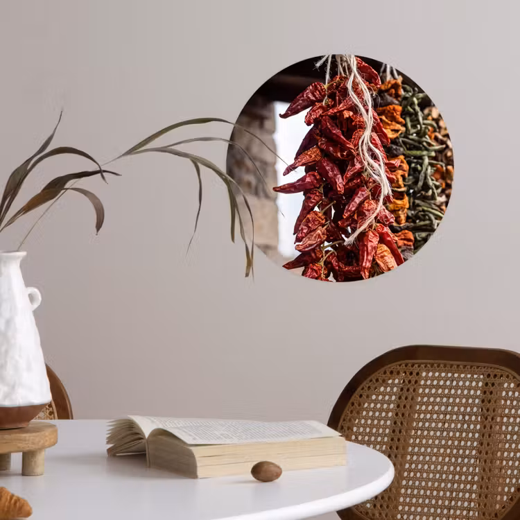 Behangcirkel - Rode pepers - Eten — 4