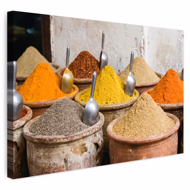 Buiten canvas - Kruiden - Potten - Oosters — 1