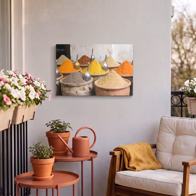 Buiten canvas - Kruiden - Potten - Oosters — 3