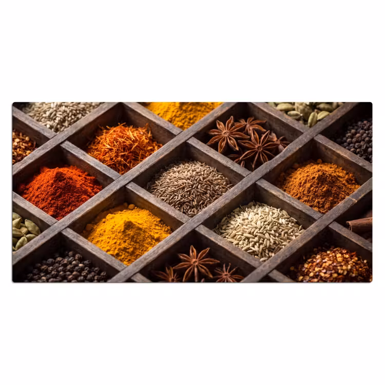 Bureau onderlegger - Kruiden - Houten - Eten — 2