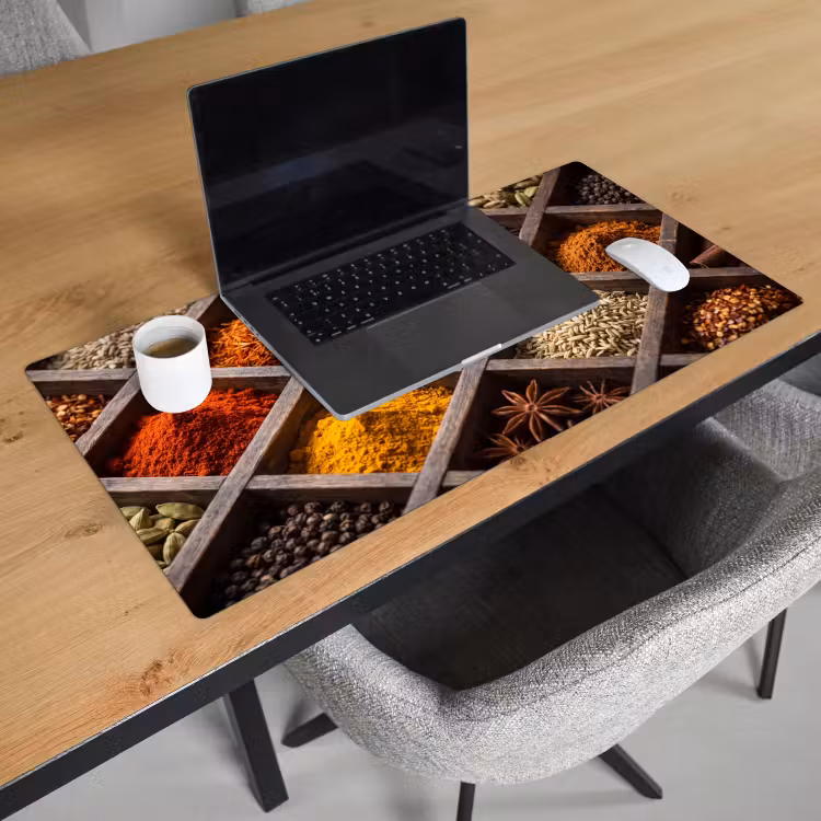 Bureau onderlegger - Kruiden - Houten - Eten — 3