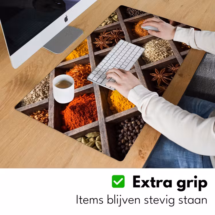 Bureau onderlegger - Kruiden - Houten - Eten — 6