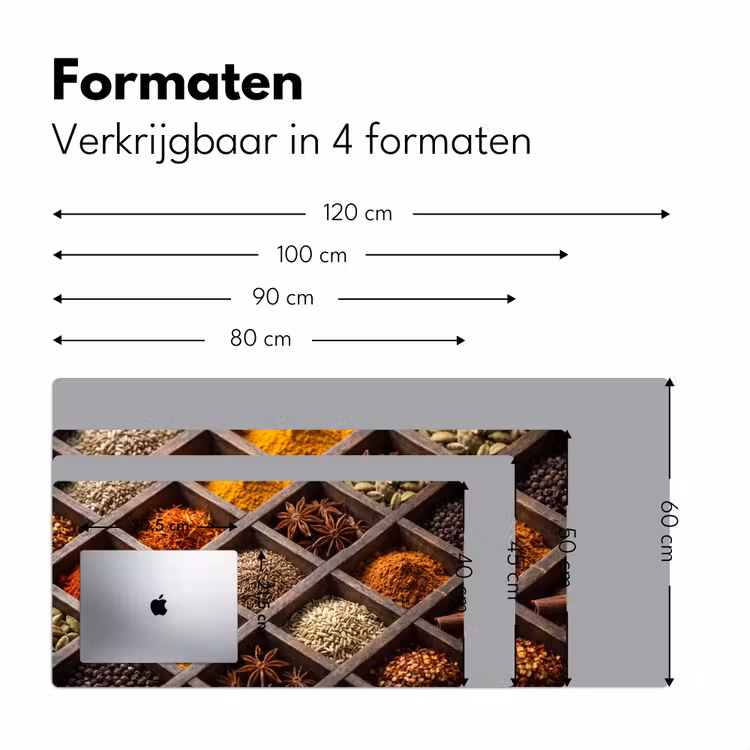 Bureau onderlegger - Kruiden - Houten - Eten — 8