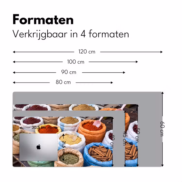 Bureau onderlegger - Kruiden - Zakken - Markt — 8