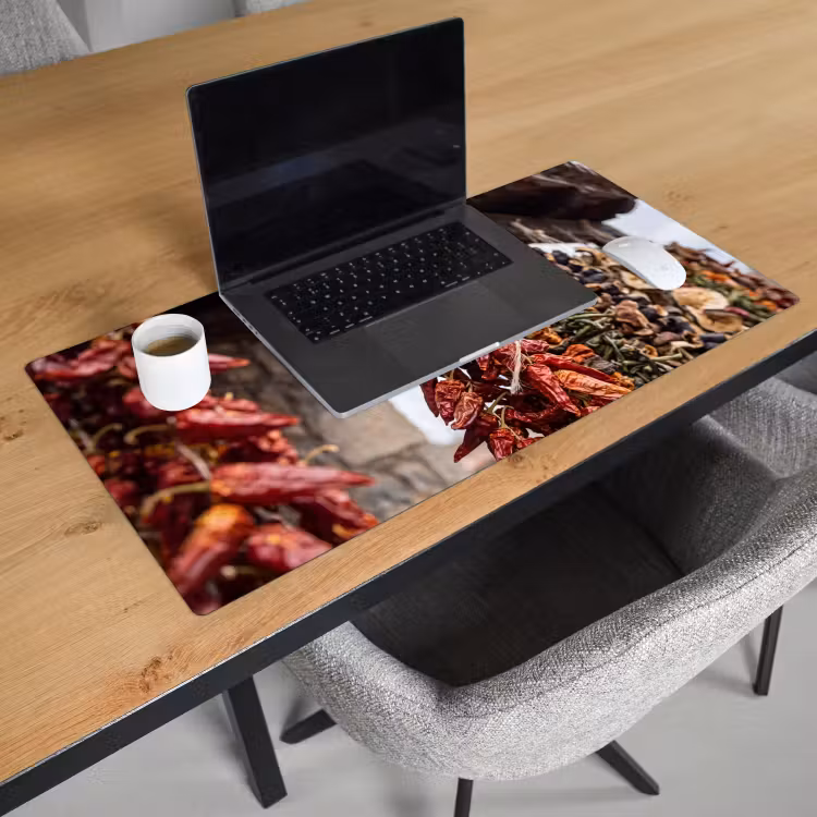 Bureau onderlegger - Rode pepers - Eten — 3