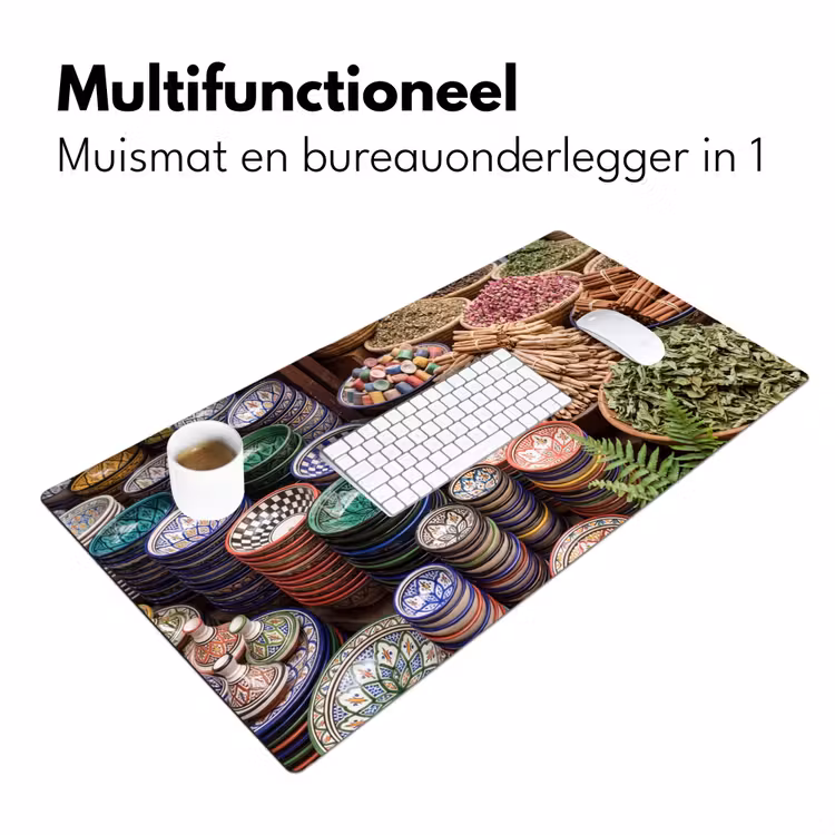 Bureau onderlegger - Aardewerk - Oosters - Kleurrijk — 7