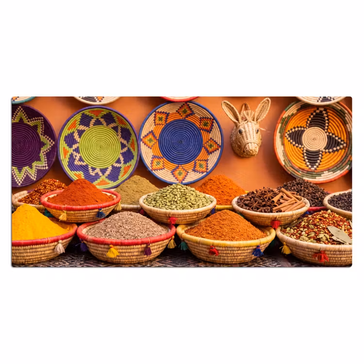 Bureau onderlegger - Eten - Kleurrijk - Cultuur — 2