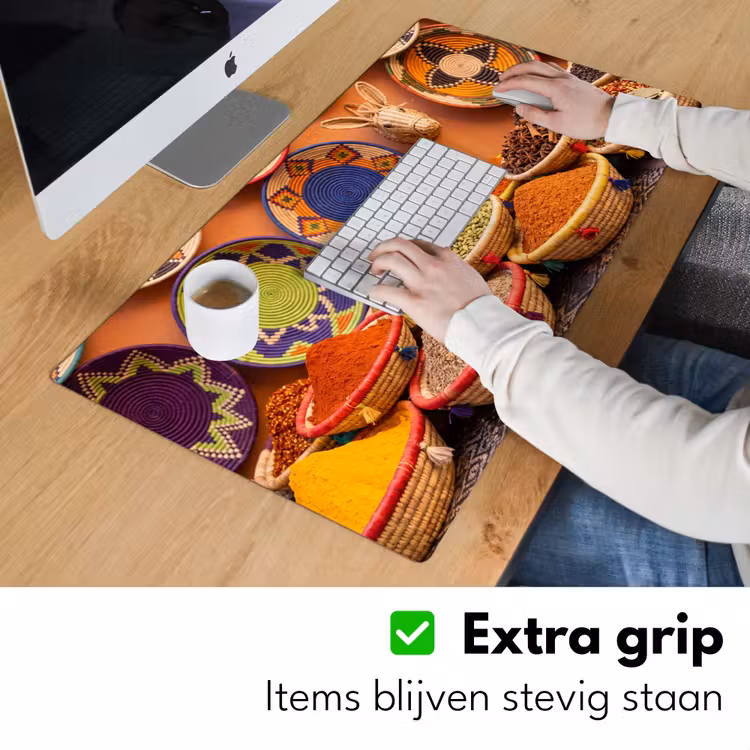 Bureau onderlegger - Eten - Kleurrijk - Cultuur — 6