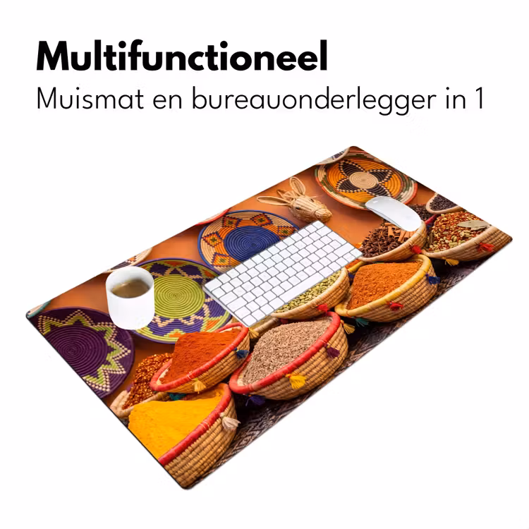 Bureau onderlegger - Eten - Kleurrijk - Cultuur — 7