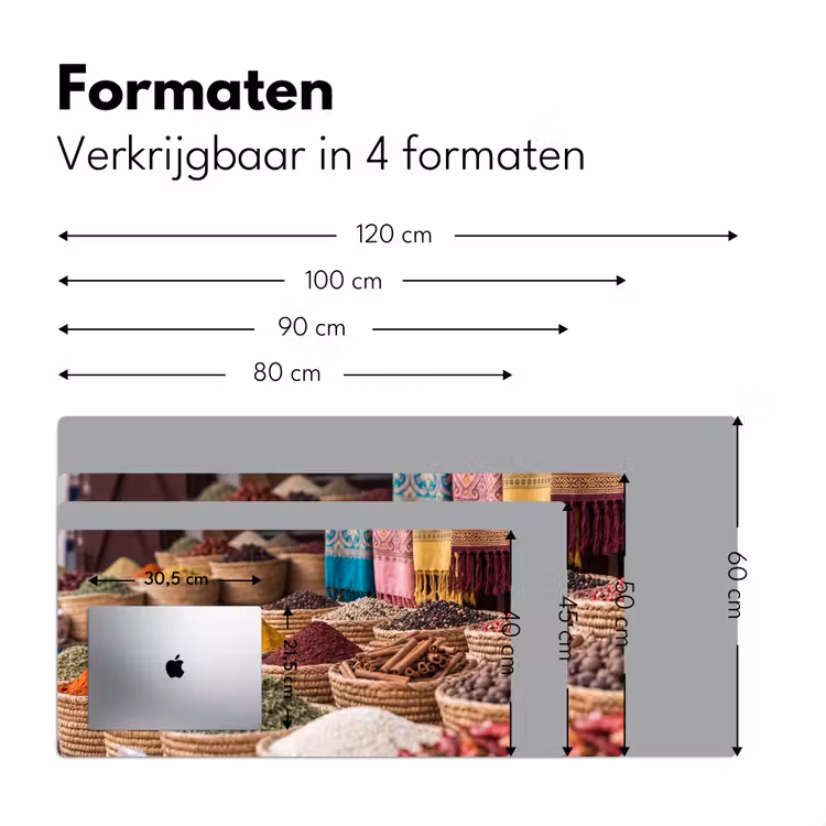 Bureau onderlegger - Kruiden - Manden - Oosters — 8