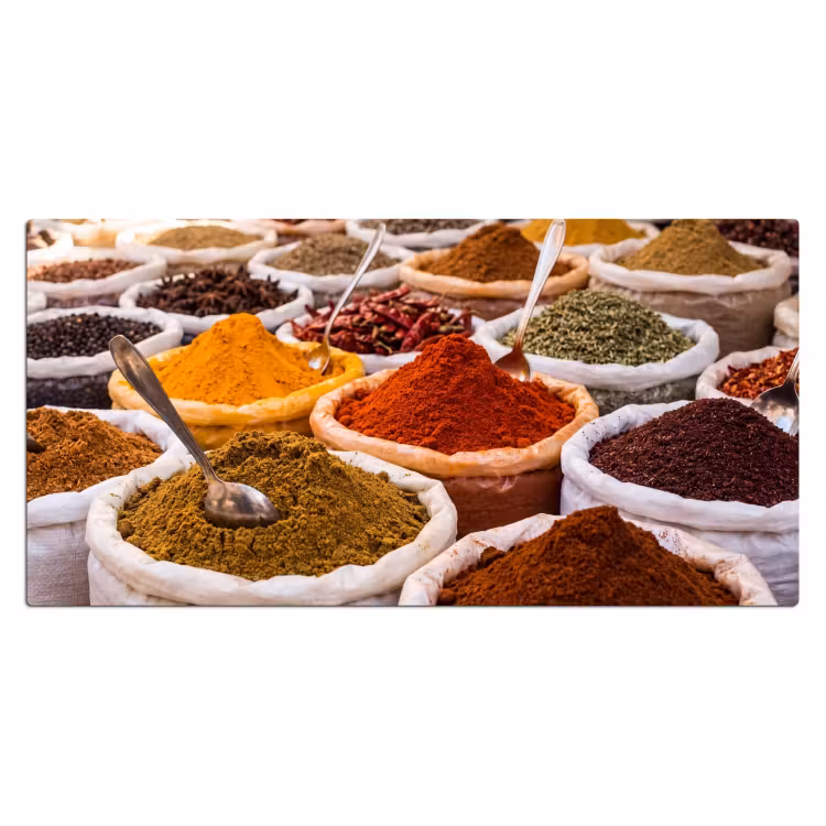 Bureau onderlegger - Kruiden - Markt - Eten — 2