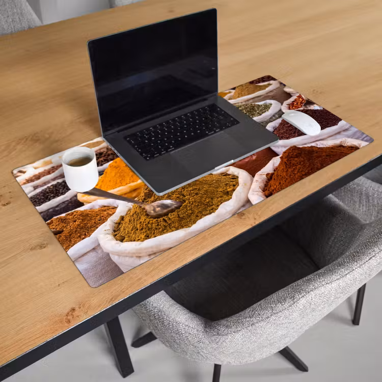 Bureau onderlegger - Kruiden - Markt - Eten — 3