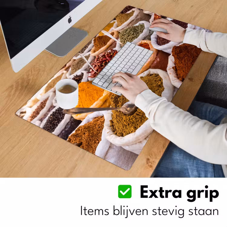 Bureau onderlegger - Kruiden - Markt - Eten — 6