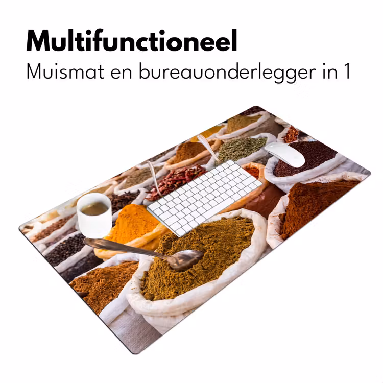 Bureau onderlegger - Kruiden - Markt - Eten — 7