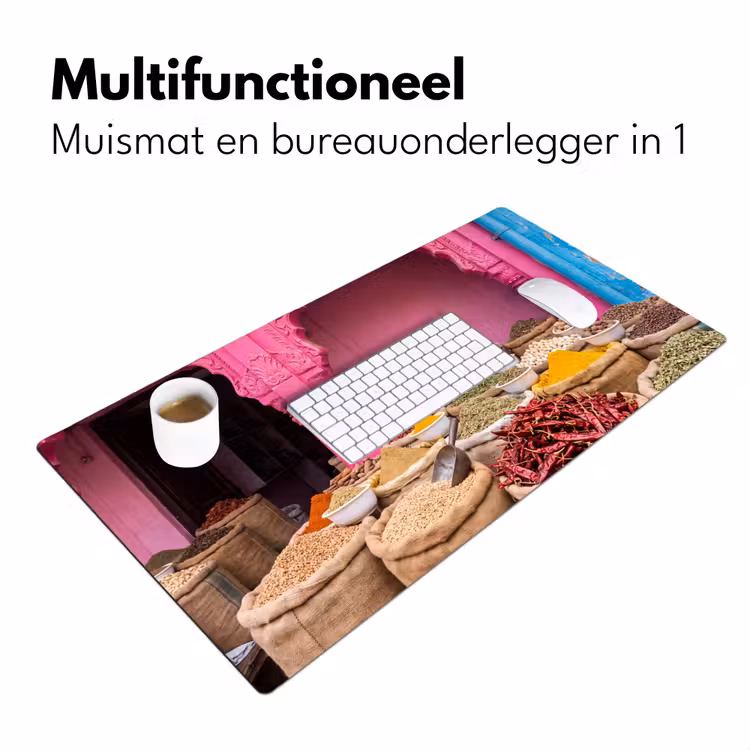 Bureau onderlegger - Kruiden - Markt - Roze — 7