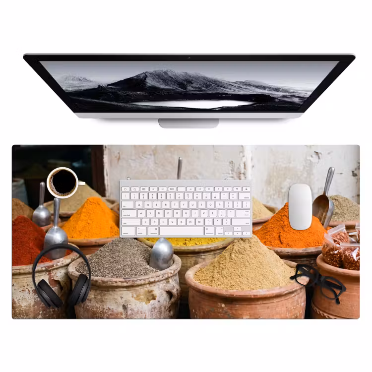 Bureau onderlegger - Kruiden - Potten - Oosters — 4