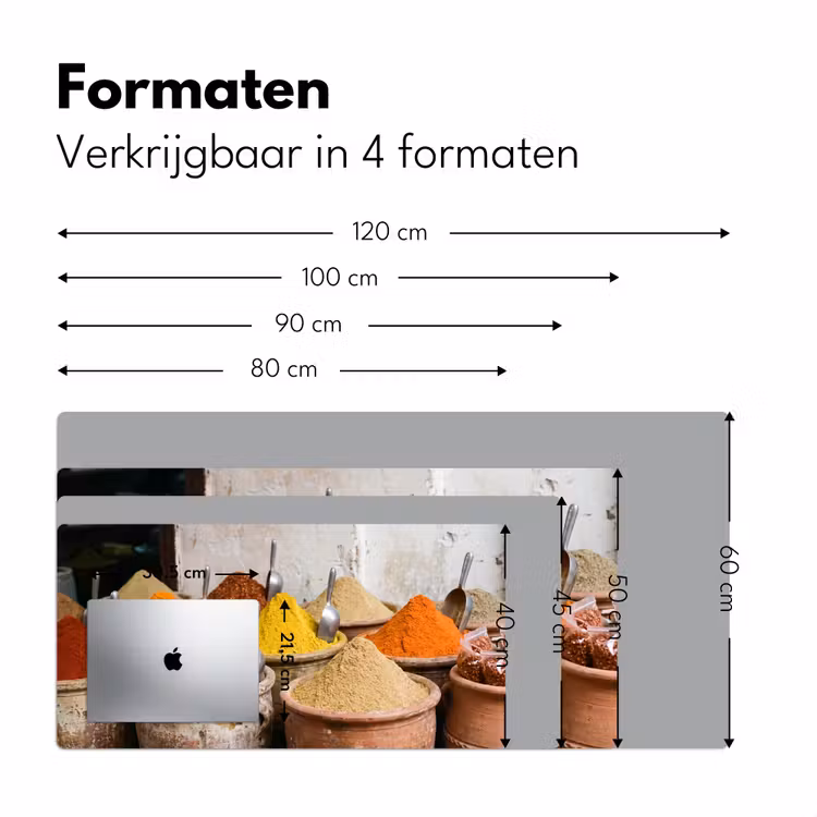 Bureau onderlegger - Kruiden - Potten - Oosters — 8
