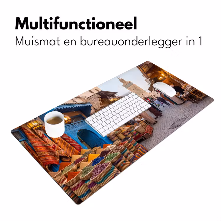 Bureau onderlegger - Markt - Oosters - Kleurrijk — 7