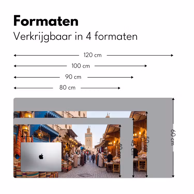 Bureau onderlegger - Markt - Oosters - Kleurrijk — 8