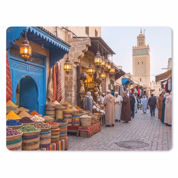 Muismat - Markt - Oosters - Kleurrijk — 1