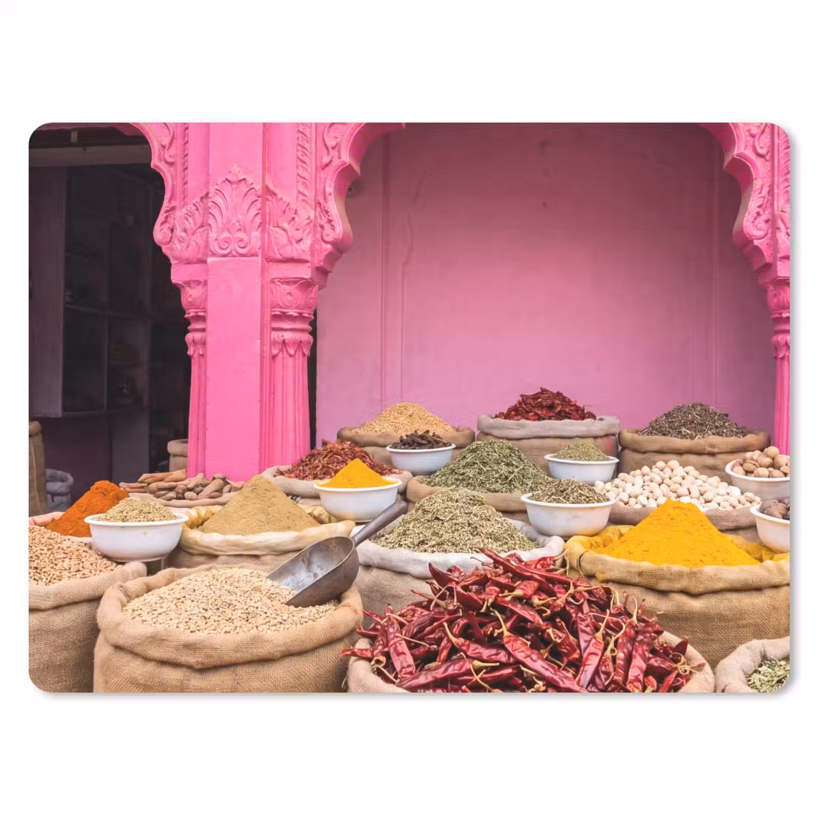 Muismat - Kruiden - Markt - Roze — 1