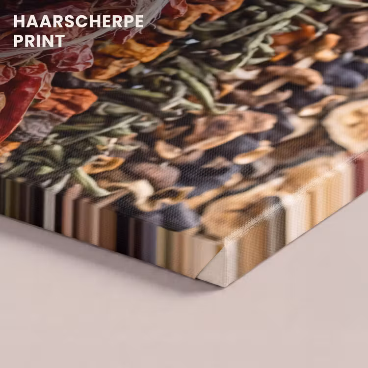 Canvas schilderij - Rode pepers - Eten — 4