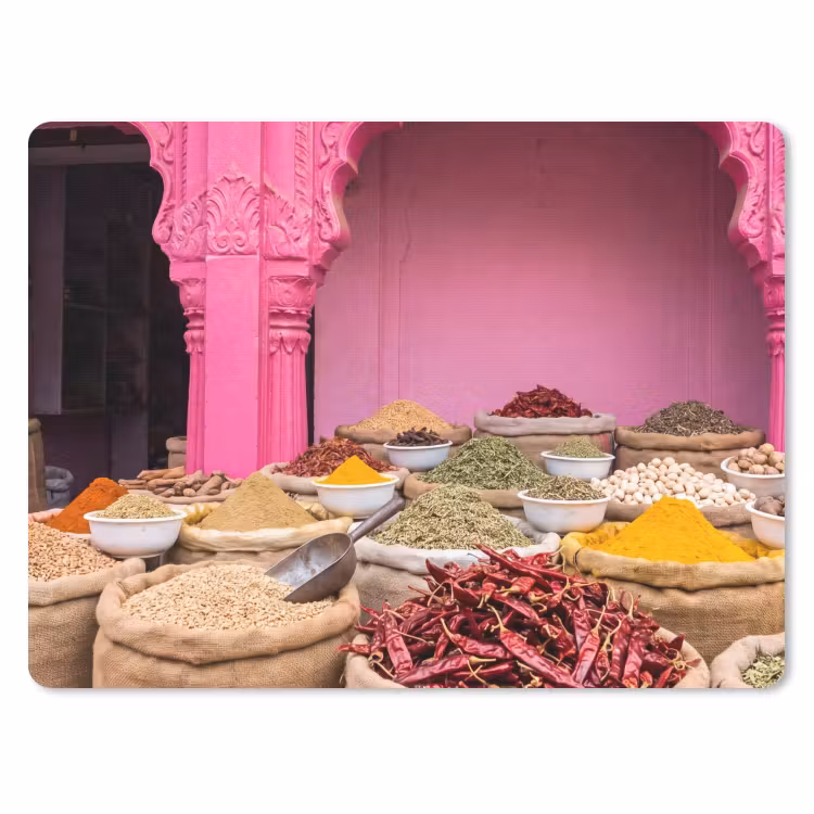 Muismat - Kruiden - Markt - Roze — 1