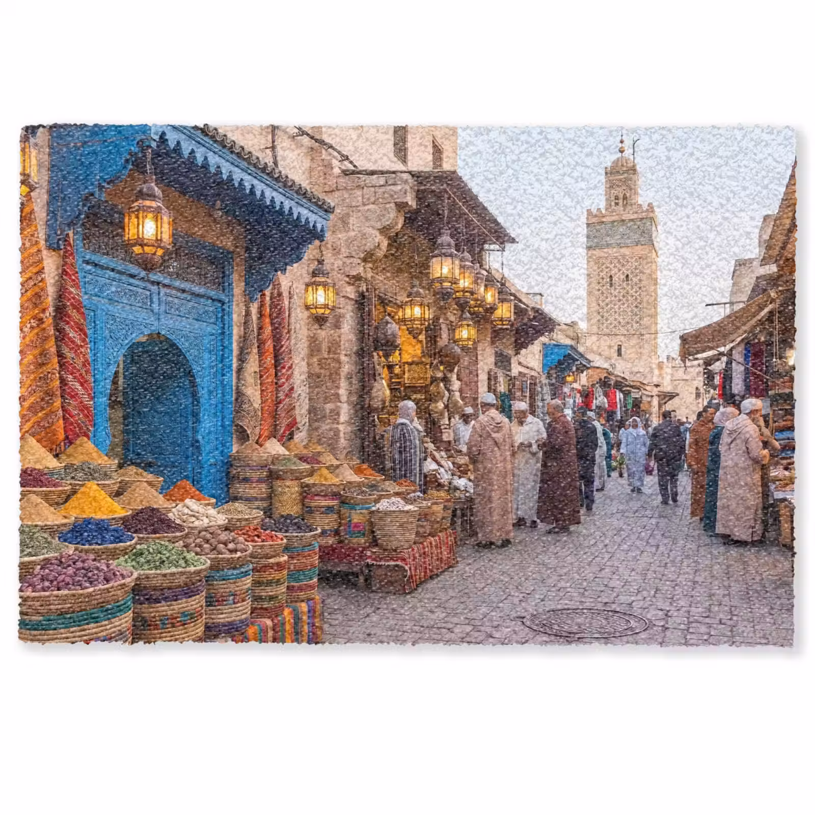 Deurmat - Markt - Oosters - Kleurrijk — 1