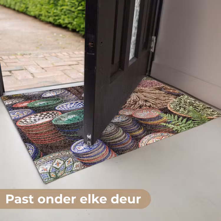 Deurmat - Aardewerk - Oosters - Kleurrijk — 7