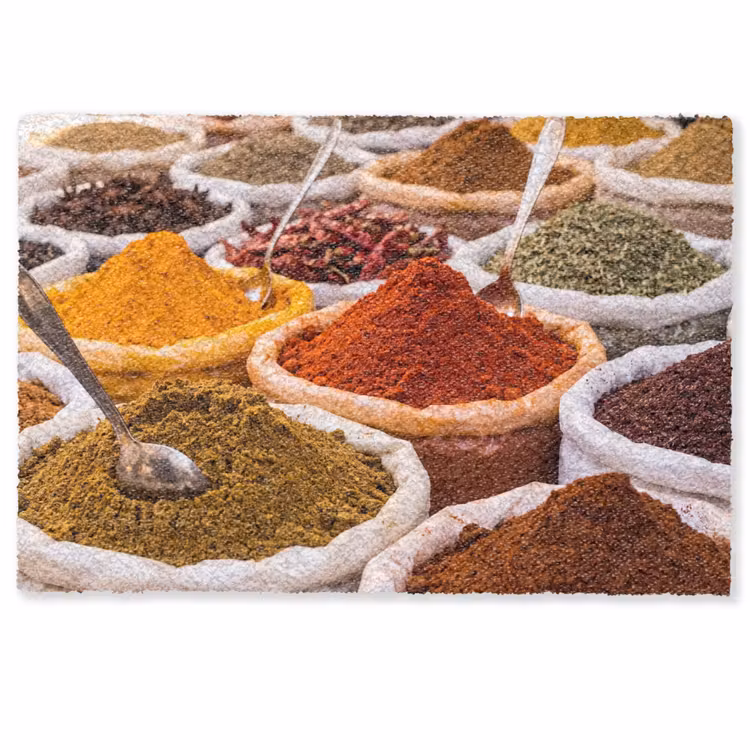Deurmat - Kruiden - Markt - Eten — 1