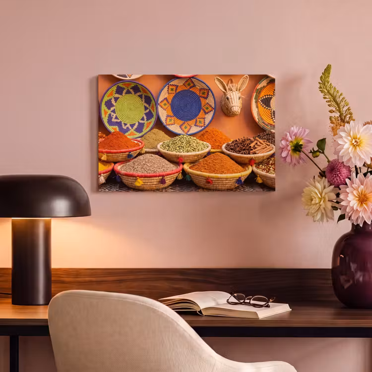 Canvas schilderij - Eten - Kleurrijk - Cultuur — 5