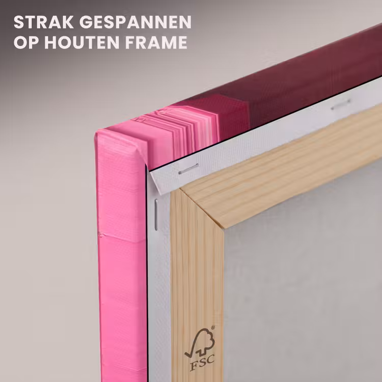 Canvas schilderij - Kruiden - Markt - Roze — 6