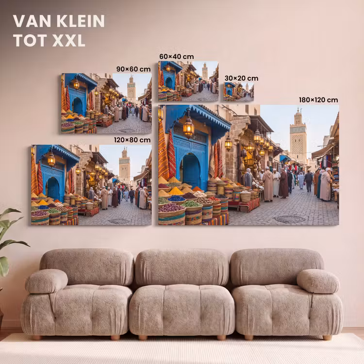 Canvas schilderij - Markt - Oosters - Kleurrijk — 7