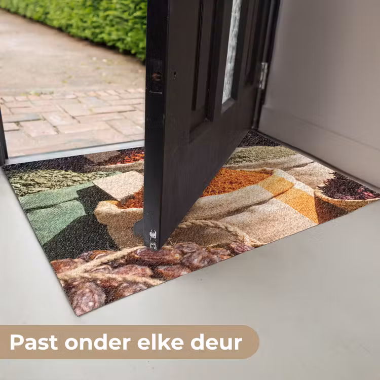 Deurmat - Kruiden - Markt - Kleurrijk — 7