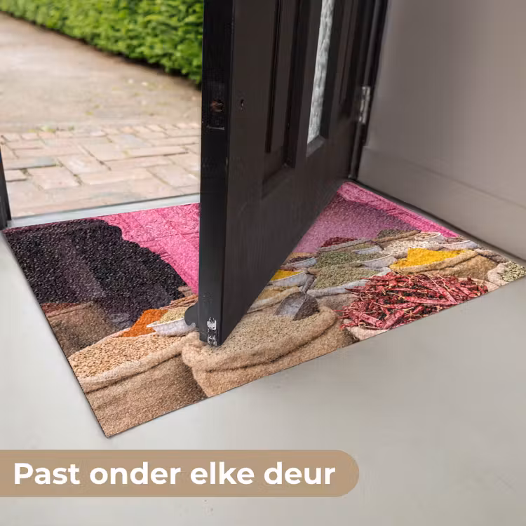 Deurmat - Kruiden - Markt - Roze — 7