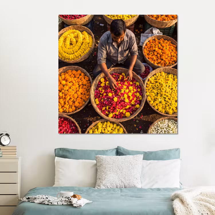 Forex - Bloemen - Markt - Kleurrijk — 2