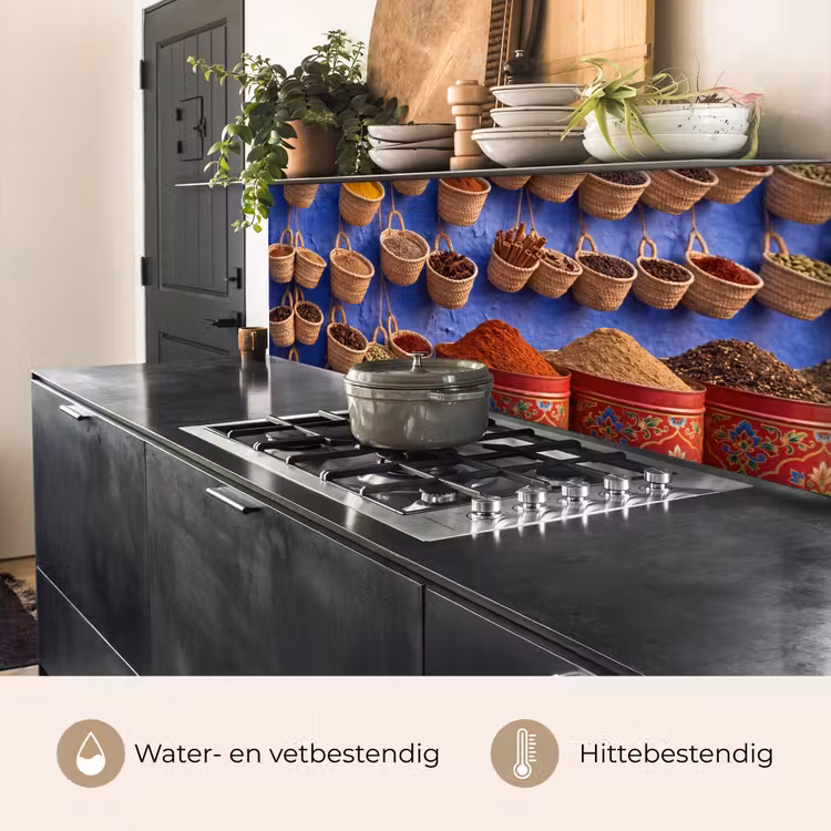Keuken achterwand - Kruiden - Manden - Markt — 3