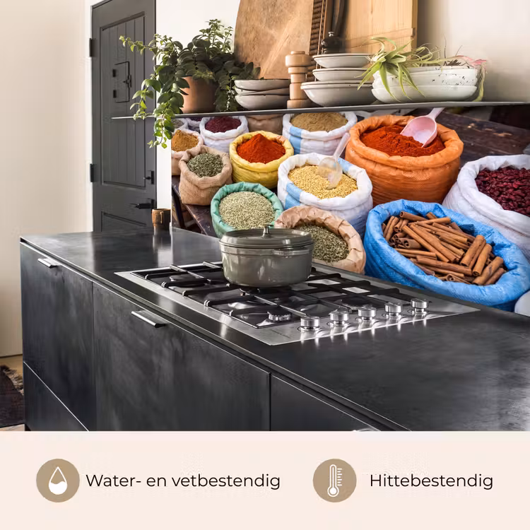 Keuken achterwand - Kruiden - Zakken - Markt — 3