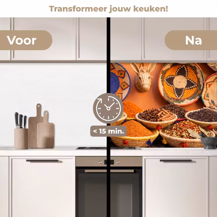 Keuken achterwand - Eten - Kleurrijk - Cultuur — 2