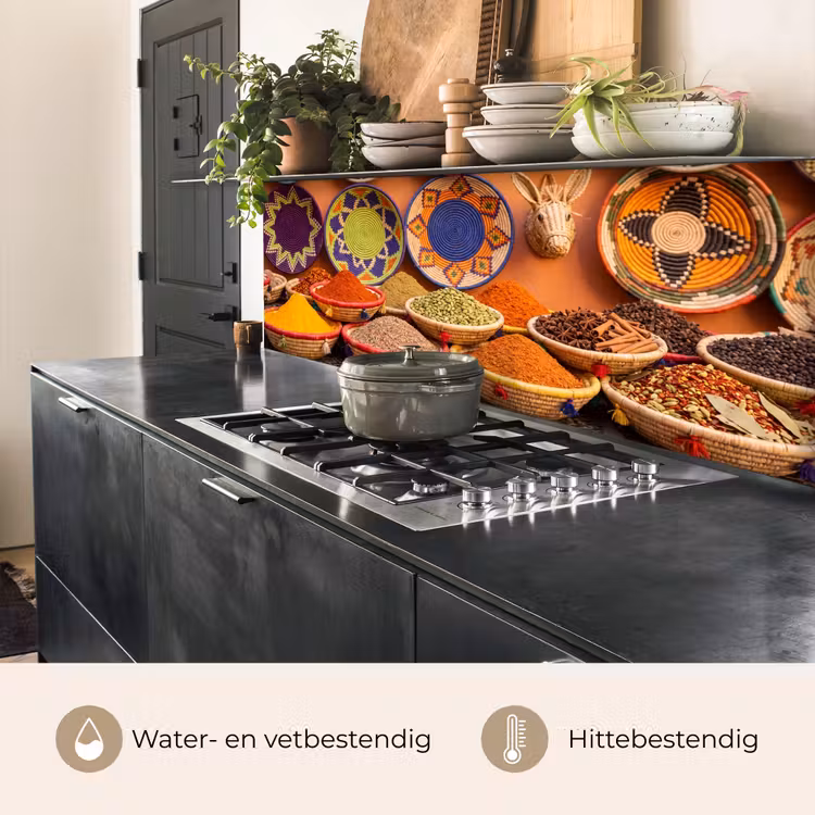 Keuken achterwand - Eten - Kleurrijk - Cultuur — 3