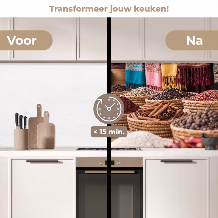 Keuken achterwand - Kruiden - Manden - Oosters — 2