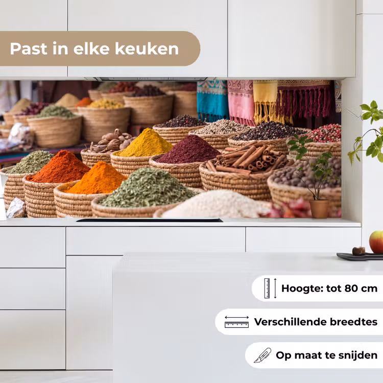 Keuken achterwand - Kruiden - Manden - Oosters — 4