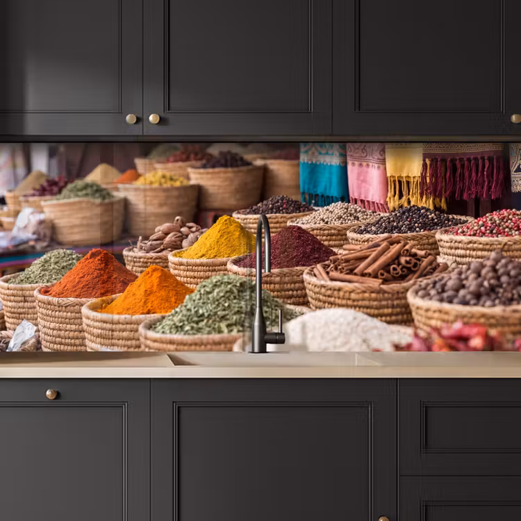Keuken achterwand - Kruiden - Manden - Oosters — 6