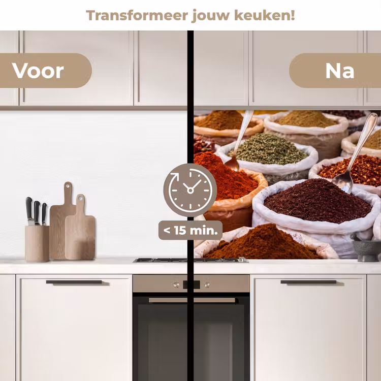 Keuken achterwand - Kruiden - Markt - Eten — 2